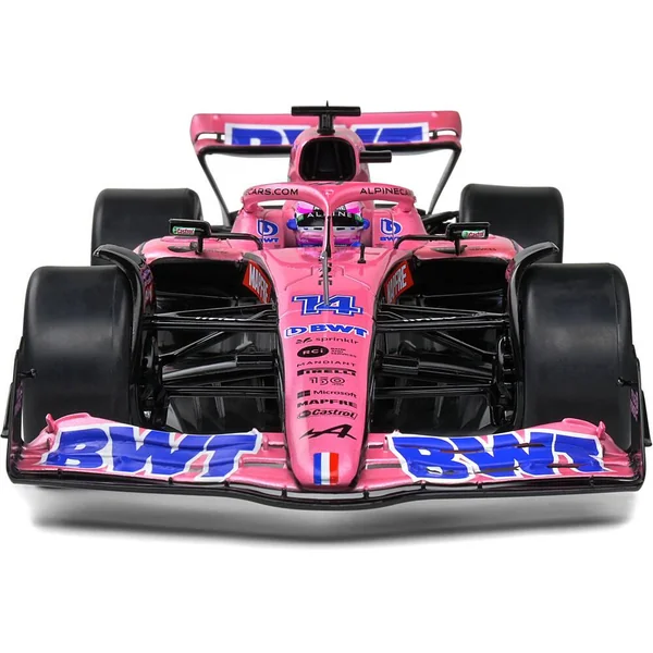 1/18 VOITURE ALPINE A522 PINK F. ALONSO BAHREIN GRAND PRIX 2022