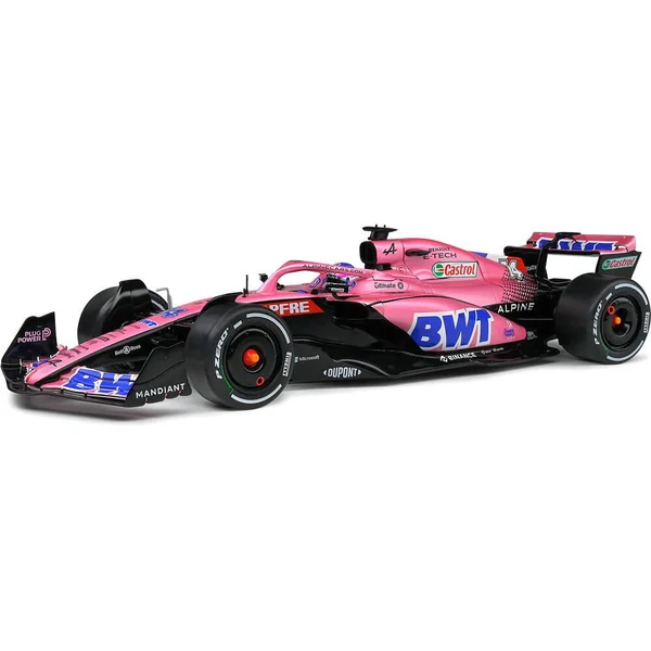 1/18 VOITURE ALPINE A522 PINK F. ALONSO BAHREIN GRAND PRIX 2022