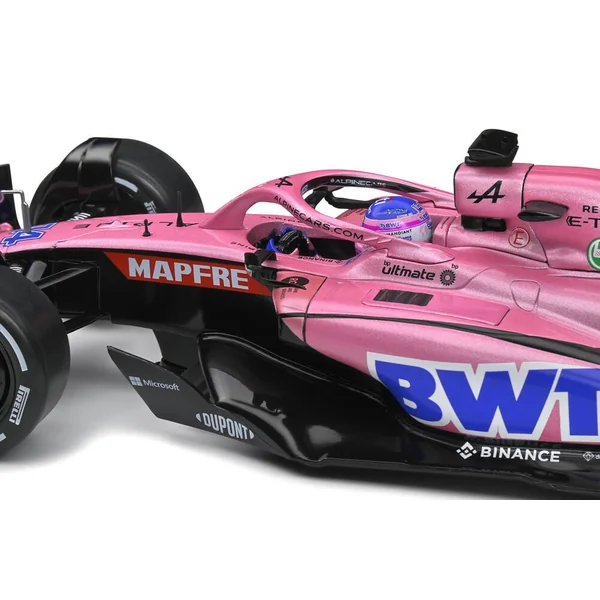 1/18 VOITURE ALPINE A522 PINK F. ALONSO BAHREIN GRAND PRIX 2022