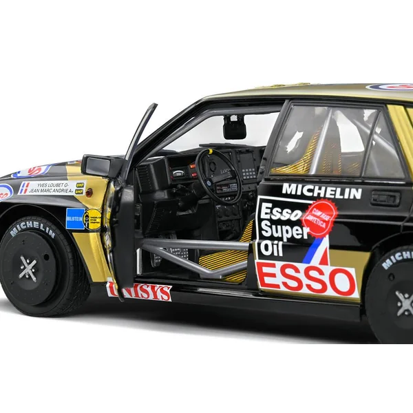 1/18 VOITURE LANCIA DELTA HF INTEGRALE BLACK Y.LOUBET - J.M.ANDRIE ADAC RALLY DEUTSCHLAND 1989