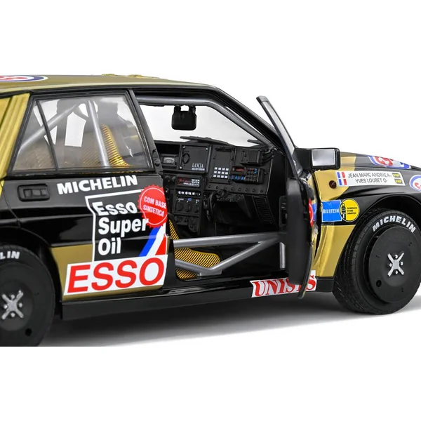 1/18 VOITURE LANCIA DELTA HF INTEGRALE BLACK Y.LOUBET - J.M.ANDRIE ADAC RALLY DEUTSCHLAND 1989