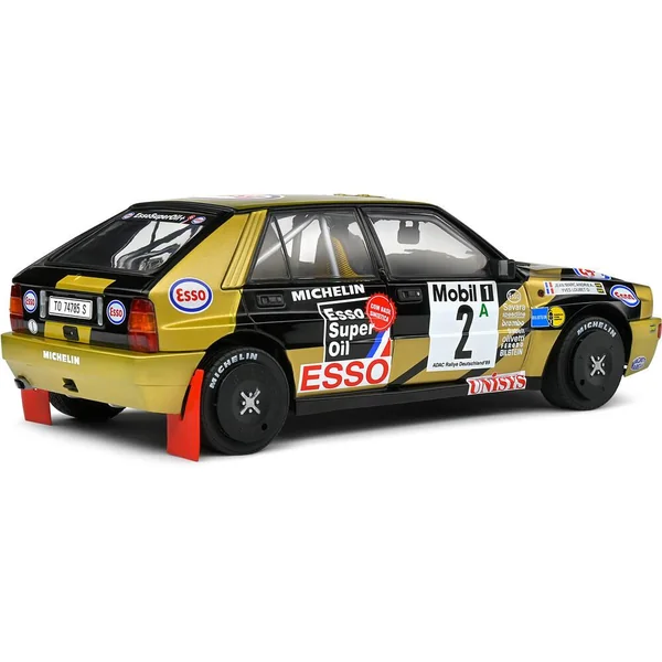 1/18 VOITURE LANCIA DELTA HF INTEGRALE BLACK Y.LOUBET - J.M.ANDRIE ADAC RALLY DEUTSCHLAND 1989