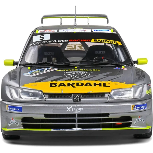 1/18 VOITURE PEUGEOT 306 MAXI GREY 5 F.DELECOUR -J.R.GUIGONNET RALLYE DU MONT BLANC 2021