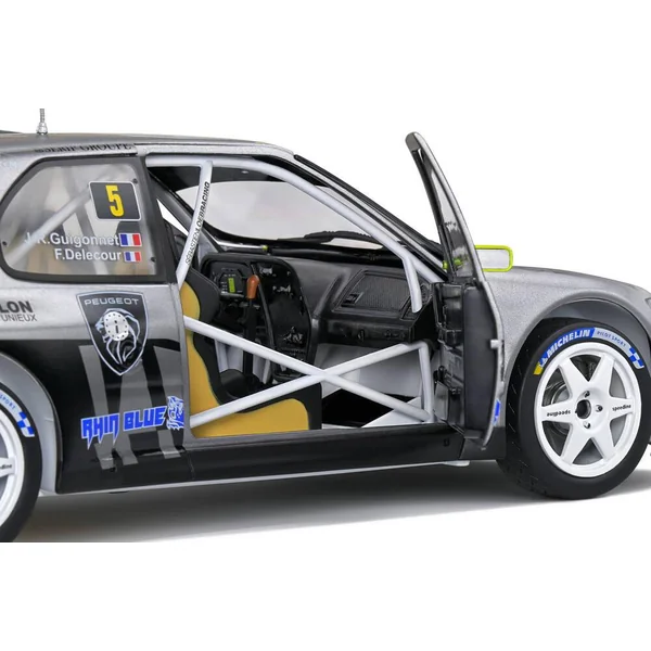 1/18 VOITURE PEUGEOT 306 MAXI GREY 5 F.DELECOUR -J.R.GUIGONNET RALLYE DU MONT BLANC 2021