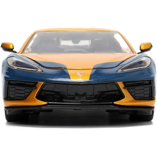 1/24 MARVEL VOITURE CHEVROLET CORVETTE W - WOLVERINE FIGURE BI-COLOR 2020