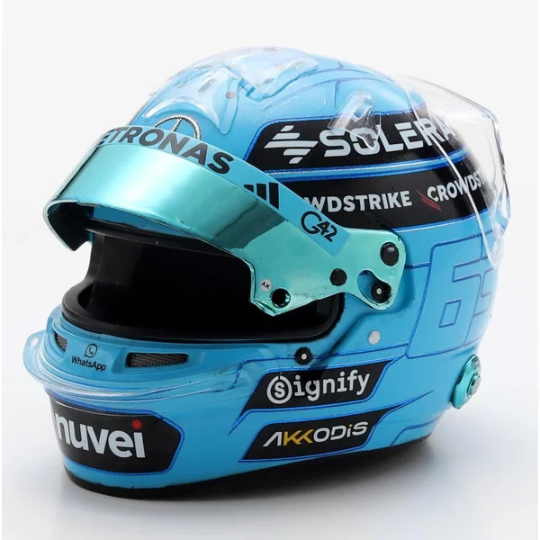 1/5 CASQUE F1 GEORGE RUSSELL - MERCEDES-AMG PETRONAS FORMULE 1 TEAM 2025