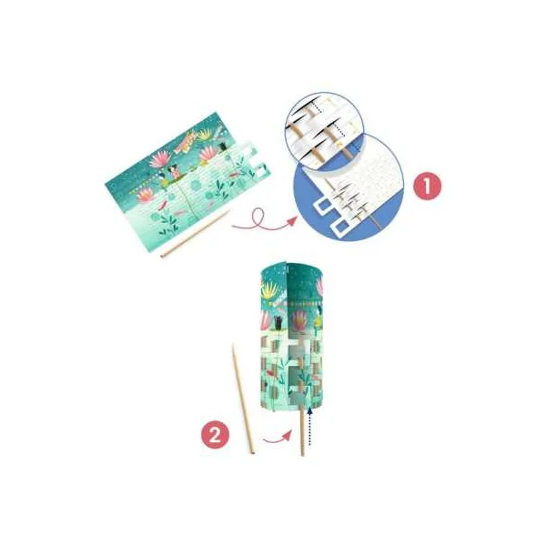 2 photophores à tisser Danse des lucioles - Do It Yourself - Djeco