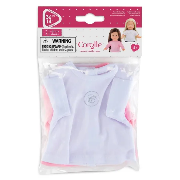 2 T-SHIRTS POUR POUPEE - COROLLE MA COROLLE