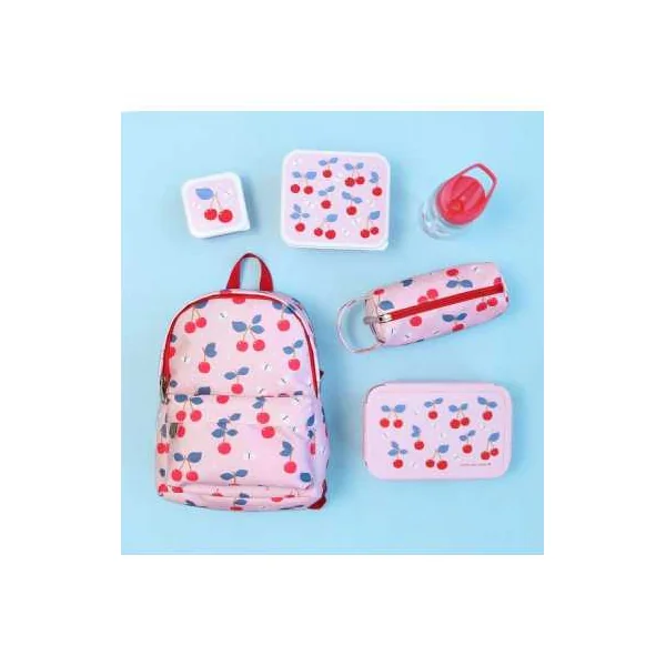 4 boites à goûter Cerises - A Little Lovely Company - Accessoire enfant