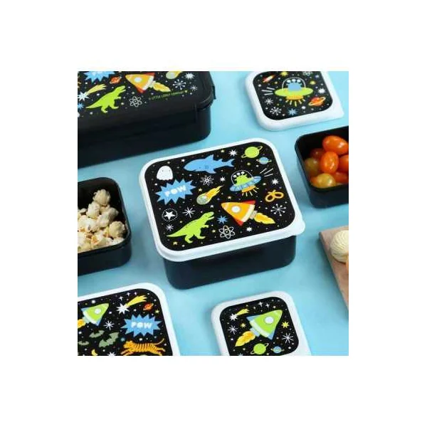 4 boites à goûter Galaxy - A Little Lovely Company - Accessoire enfant