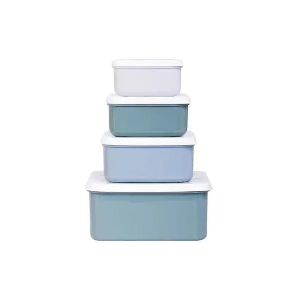 4 boites à goûter Océan - A Little Lovely Company - Lunch box enfant