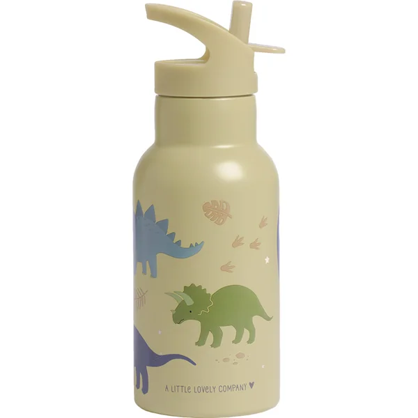 A Little Lovely Company - bouteille en acier inoxydable, 350 ml - dinosaures