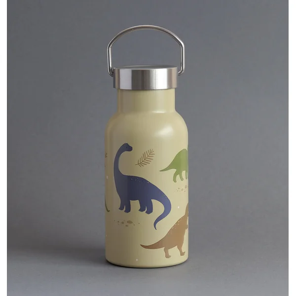 A Little Lovely Company - bouteille en acier inoxydable, 350 ml - dinosaures