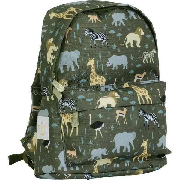 A Little Lovely Company - petit sac à dos pour enfants - animaux de la savane
