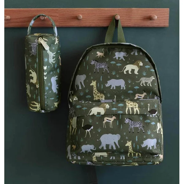 A Little Lovely Company - petit sac à dos pour enfants - animaux de la savane