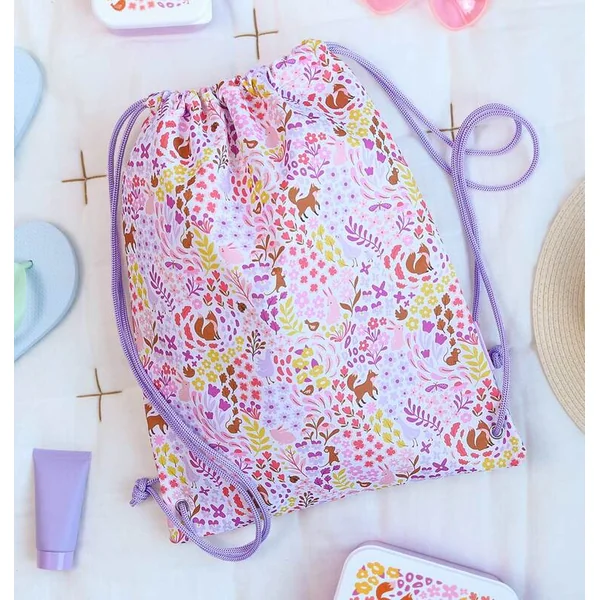 A Little Lovely Company - sac de sport pour enfants - jardin fleuri