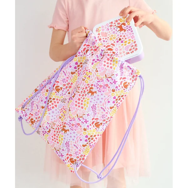 A Little Lovely Company - sac de sport pour enfants - jardin fleuri