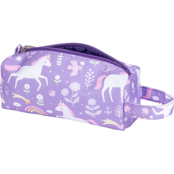 A Little Lovely Company - trousse à crayons - licornes et arc-en-ciel