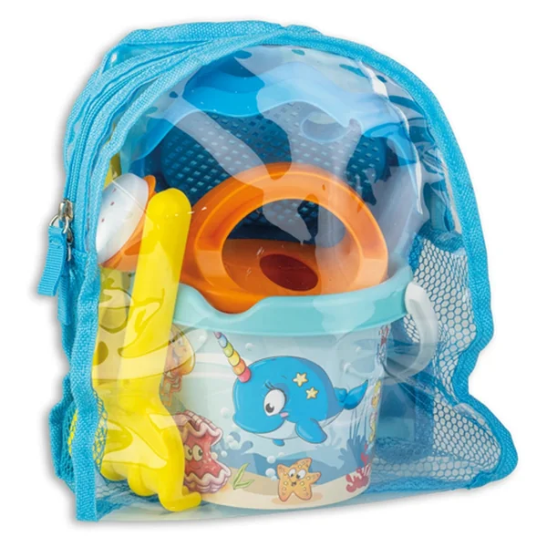 Androni - Baby Happy Fish Sand Play Set Packpack - Beach And Sand Toys