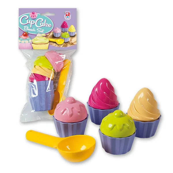 Androni - Cup Cakes With Ice Cream Scoop Set - Beach And Sand Toys