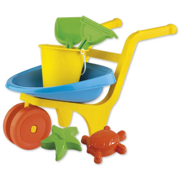 Androni - Design Wheelbarrow With Sand Accessory Set - Beach And Sand Toys