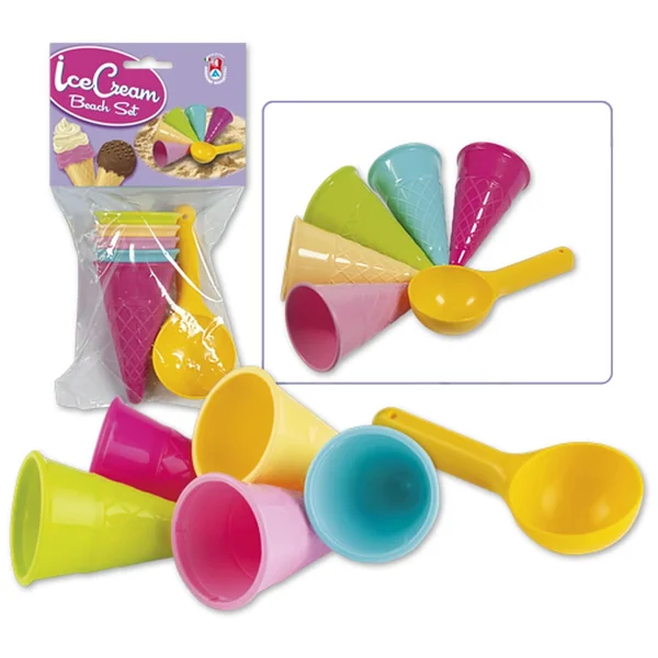 Androni - Ice Cream Cones With Scoop Set - Beach And Sand Toys