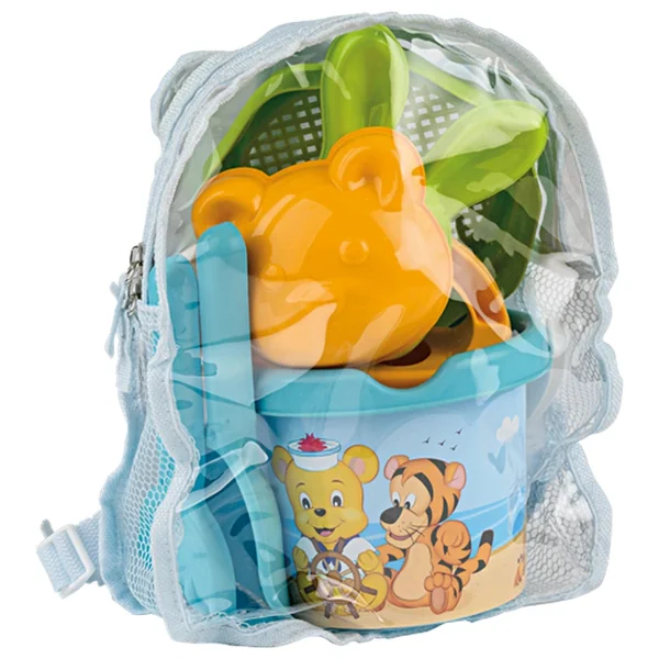 Androni - Sand Toys Play Set And Bucket 13 Cm Backpack - Beach And Sand Toys