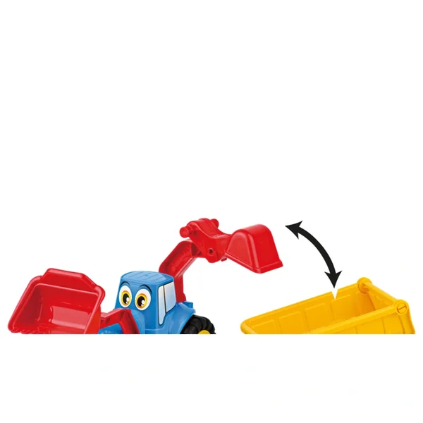 Androni - Tractor With Digger Shovel And Trailer 52 Cm - Play Vehicles