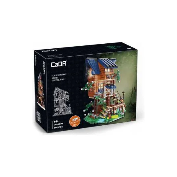 Arbre Maison 4 Saisons CaDA | 1155 Briques | Décoration Évolutive