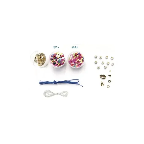Atelier Bracelets Heishi Sycomore | Kit Création Bijoux dès 7 ans