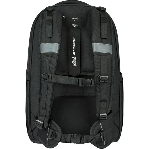 BAAGL ENSEMBLE 3 Skate Max Darkness: sac à dos, trousse, pochette