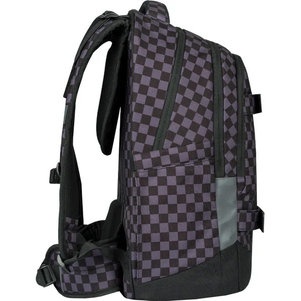 BAAGL ENSEMBLE 3 Skate Max Ska gris : sac à dos, trousse, pochette