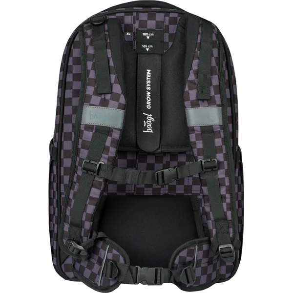 BAAGL ENSEMBLE 3 Skate Max Ska gris : sac à dos, trousse, pochette