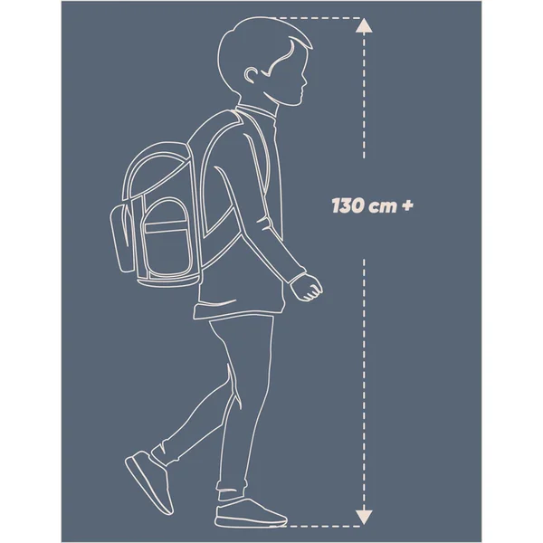 BAAGL ENSEMBLE 3 Skate Max Ska gris : sac à dos, trousse, pochette