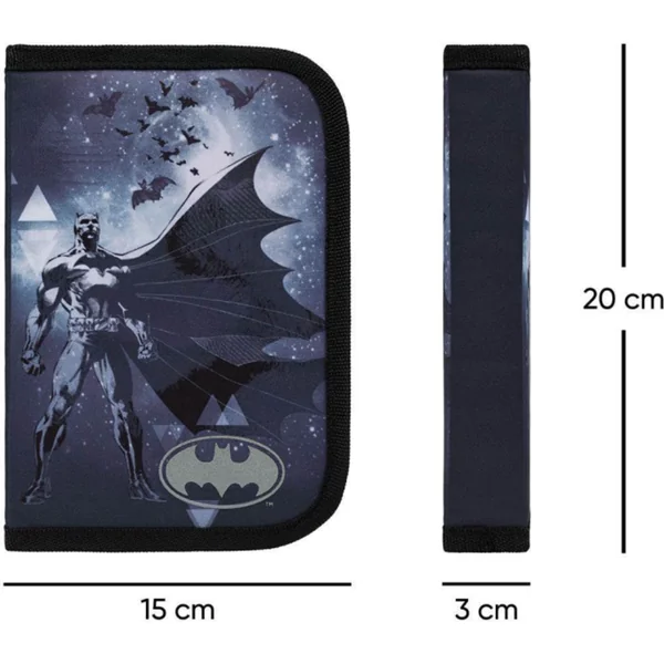 BAAGL Trousse scolaire à un étage Batman Storm