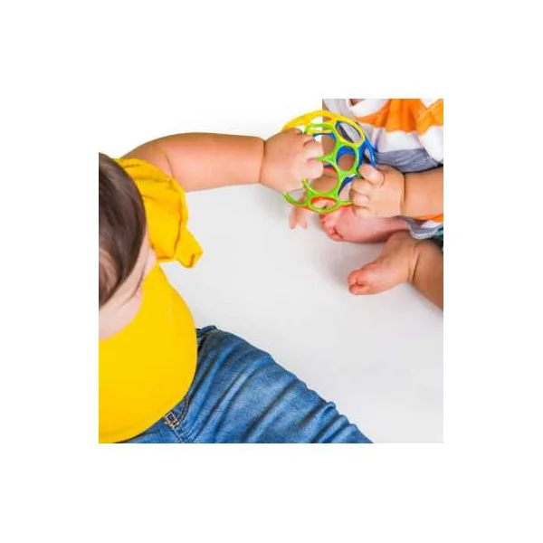 Balle Oball Multicolore - Le Premier Jouet de Préhension Bébé