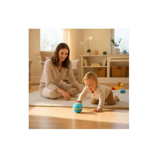 Balle Sensorielle en Silicone Little L - Marine | Éveil Bébé 0+