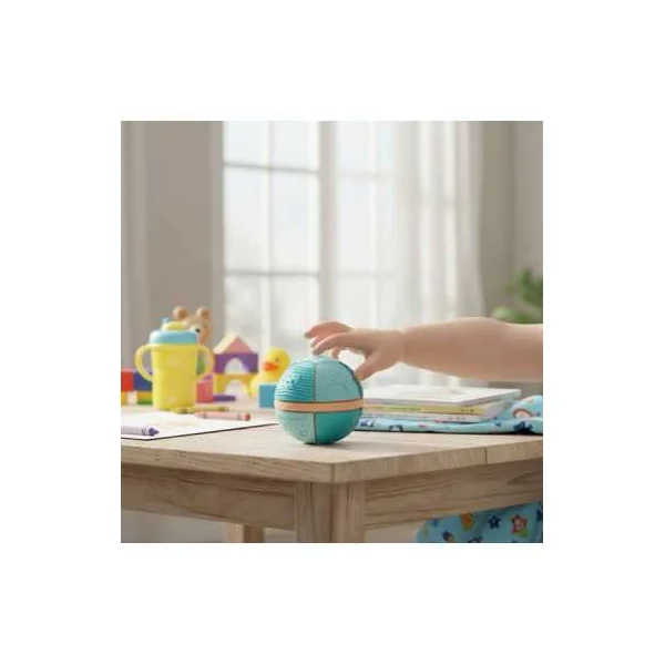 Balle Sensorielle en Silicone Little L - Marine | Éveil Bébé 0+