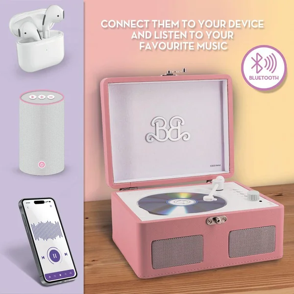 BARBIE WIRELESS CD PLAYER – LECTEUR CD VINTAGE