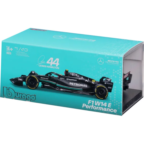 Bburago 1:43 RACE Formule F1 - Mercedes-AMG F1 W15 Performance (2024) #44 Lewis Hamilton