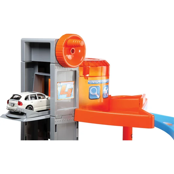 Bburago PLAY 1:43 Street Fire Mega Dealer Showroom garage avec deux petites voitures