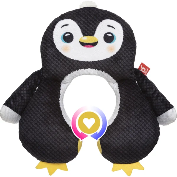 BENBAT Oreiller de cou avec appui-tête, pingouin Mark 1-4 ans
