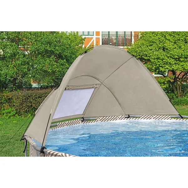 Bestway 561FY Piscine de jardin avec cadre et abri 396 x 107 cm