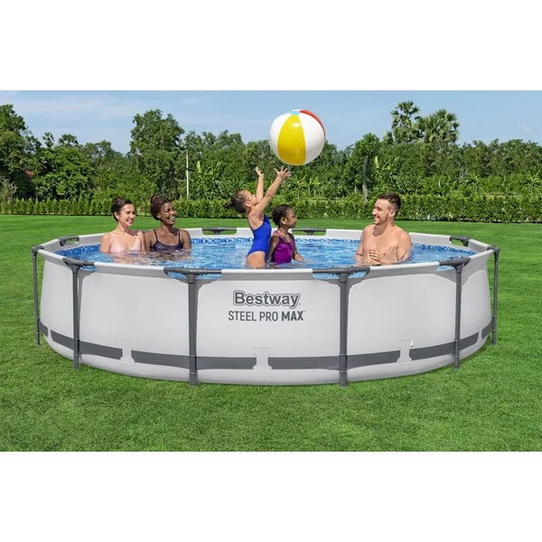 Bestway 56420 Piscine hors-sol Steel Pro Max 366 x 122 cm avec accessoires