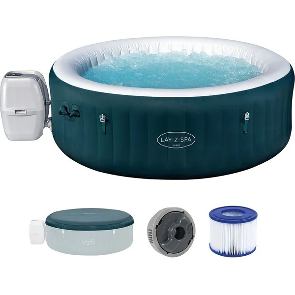 Bestway 6001D Spa Lay-Z-Spa® Miami AirJet™ pour 6 personnes (Économie d'énergie) 196 x 66 cm