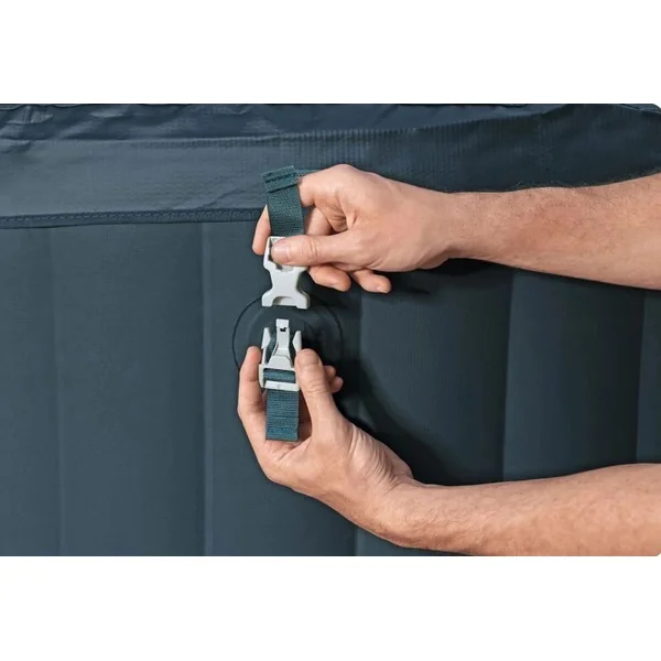 Bestway 6001D Spa Lay-Z-Spa® Miami AirJet™ pour 6 personnes (Économie d'énergie) 196 x 66 cm