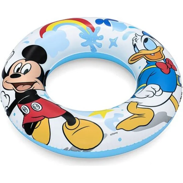 Bestway Bouée Gonflable - Disney Junior : Mickey et ses amis, diamètre 56 cm