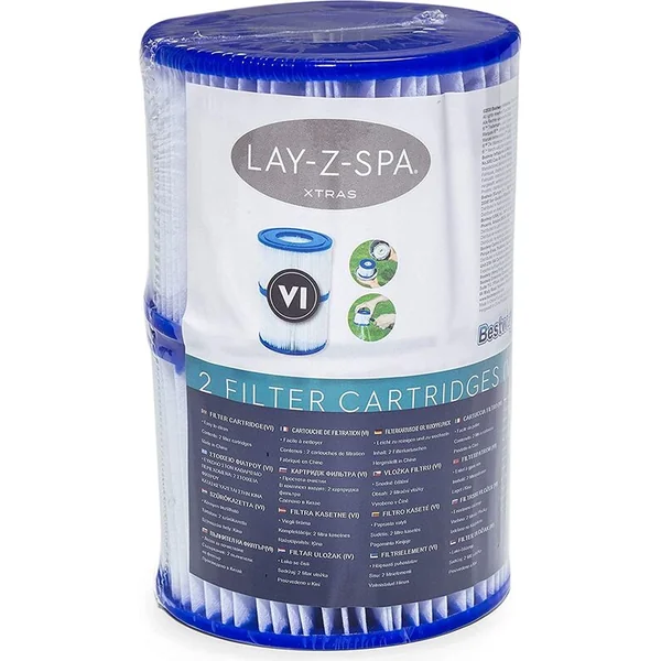 Bestway Cartouche de filtre 60311 Lay-Z-Spa Cartouche de Filtre(VI) 2 pcs