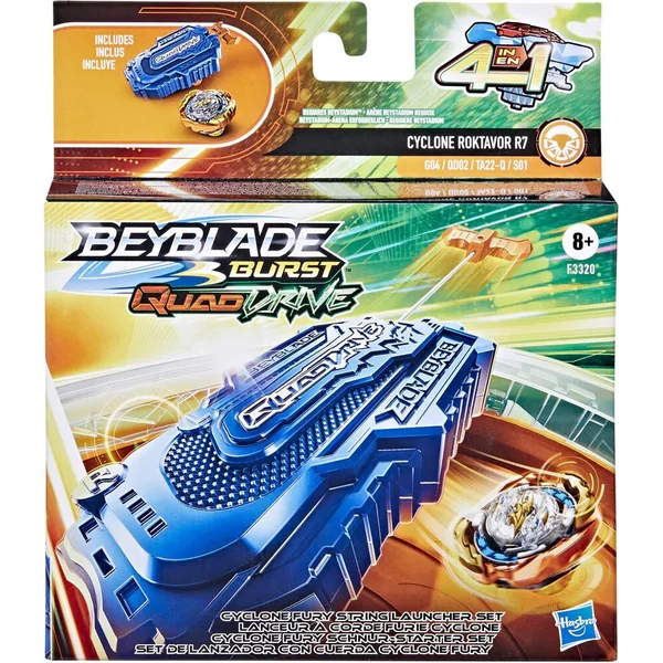 BEYBLADE -BURST QUADDRIVE LANCEUR A CORDE CYCLONE FURY
