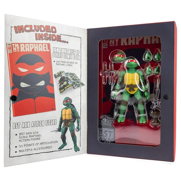 BIGGIEL - Action Figures - TMNT Best of Raphael Set - 5-inch Figure - 8+ Years - Comic-Inspired
